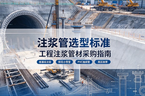 南京注浆管选型标准