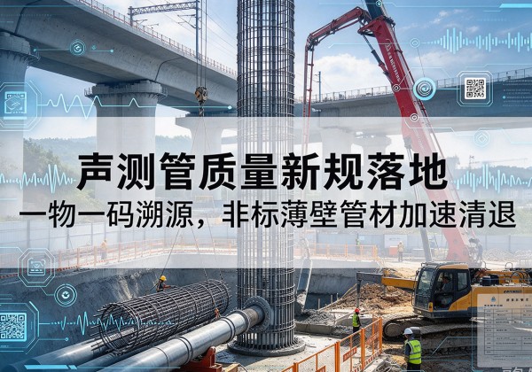 南京声测管质量新规落地，一物一码溯源，非标薄壁管材加速清退