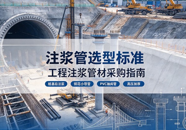南京注浆管选型标准